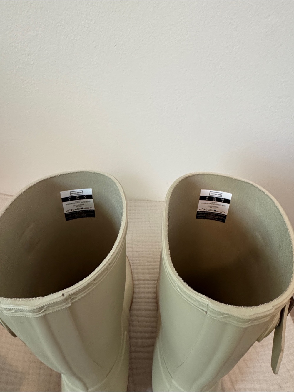 Hunter Cream Rain Boot - Picture 7 of 7